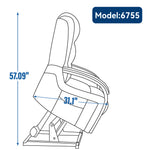 Power Chenille Lift Recliner Chair Dual Motor Infinite Position Up to 350 Pounds detail image 35
