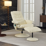 Ergonomic Recliner Chair with Ottoman - 360° Swivel Massage Lounge detail image 10
