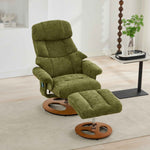 Ergonomic Recliner Chair with Ottoman - 360° Swivel Massage Lounge detail image 20
