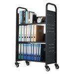 Heavy-Duty Rolling Utility Service Cart with 360° Swivel Wheels for workshop, garage, storage, or utility use