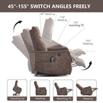 Chenille Single-Motor Power Lift Recliner with Massage & Heat detail image 22