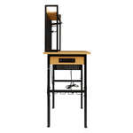 Heavy-Duty Adjustable Workbench with Pegboard & Wheels workshop project bench