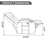 PU Infinite Position Up to 350 lb Single Motor Power Lift Recliner Chair detail image 18