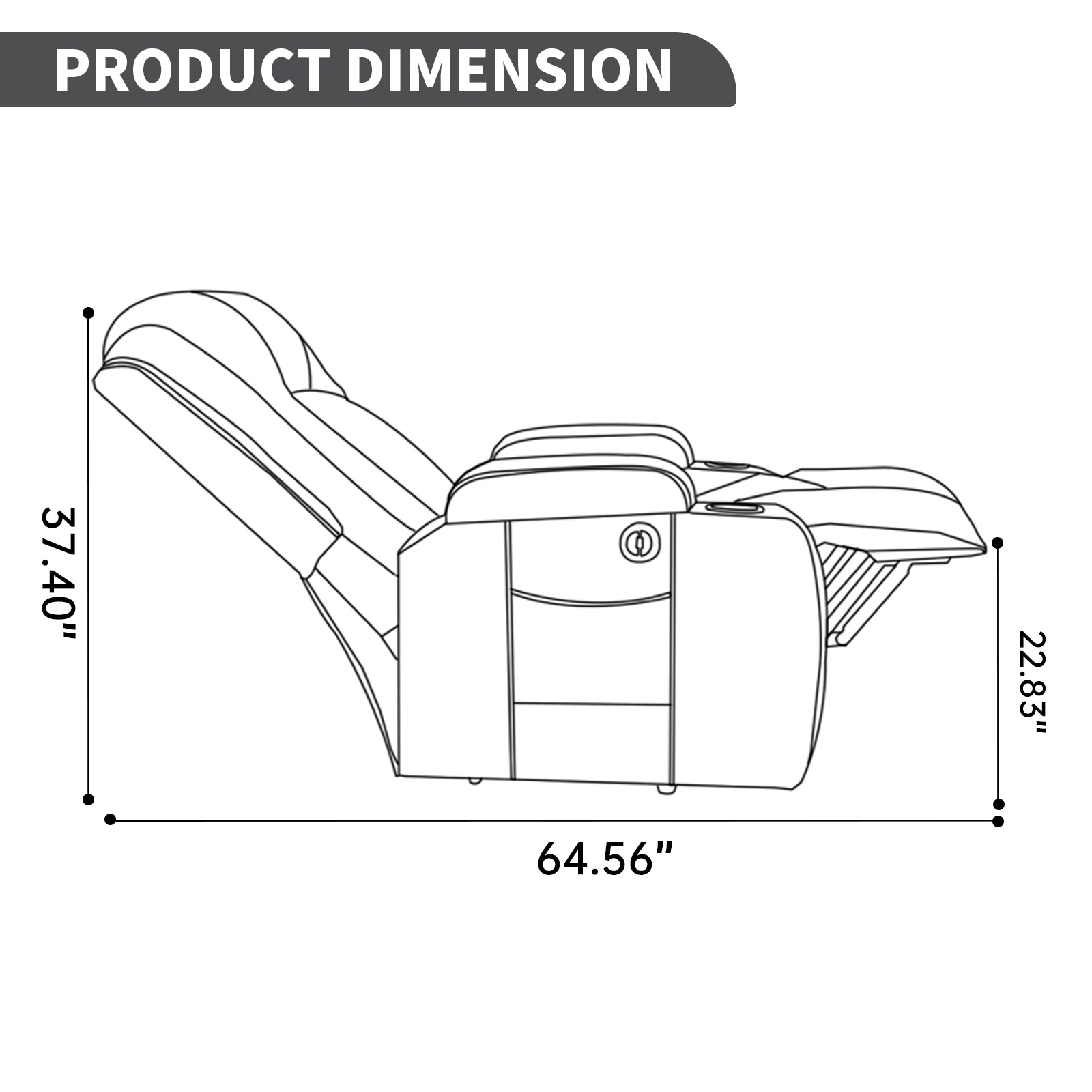 PU Infinite Position Up to 350 lb Single Motor Power Lift Recliner Chair detail image 18