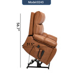 Dual-Motor Power Lift Recliner with Heat & Massage, 350 lb Capacity detail image 169