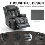 Dual-Motor Power Lift Heat & Massage Recliner detail image 50