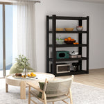 5-Tier Heavy-Duty Adjustable Metal Storage Rack for workshop, garage, storage, or utility use