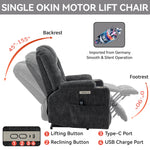 Large Power Lift Heat & Massage Recliner detail image 13