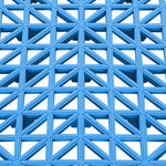 PVC Interlocking Drainage Garage Floor Tiles, 12" x 12" x 0.5" for workshop, garage, storage, or utility use
