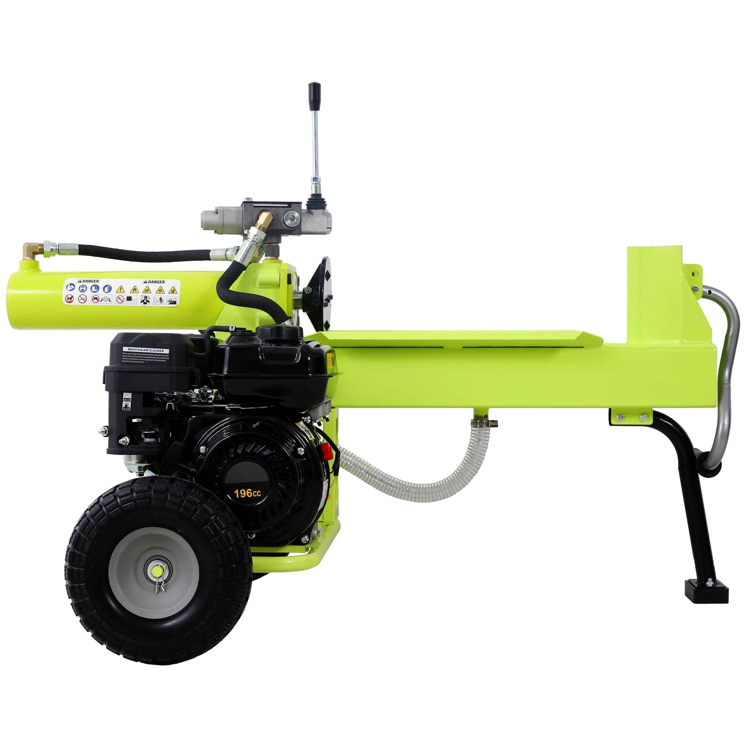 20-Ton Portable Horizontal Log Splitter with Auto Return for workshop, garage, storage, or utility use