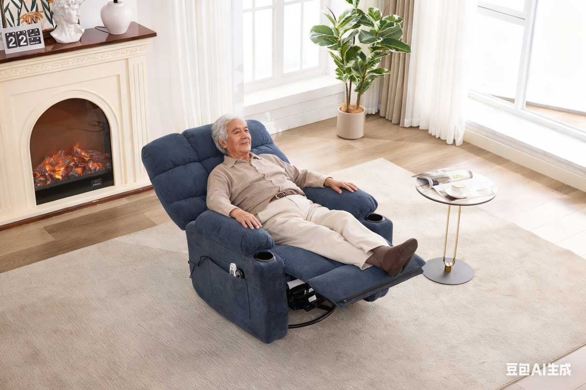Fabric Heat & Massage Recliner detail image 17