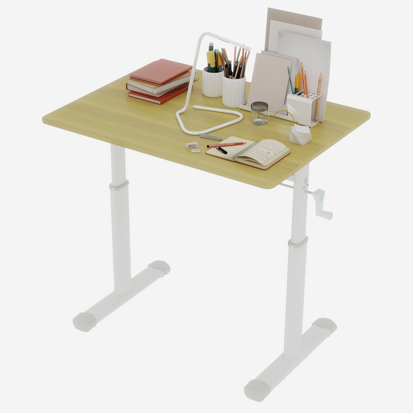 Height Adjustable Study Desk for Home Office workspace desk setup