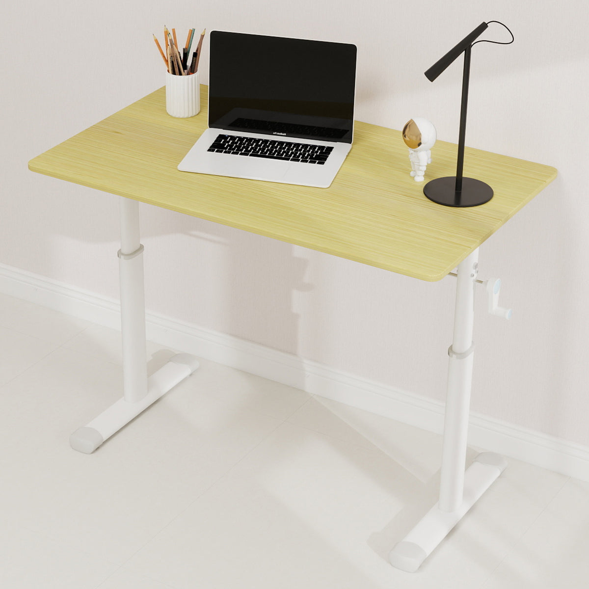 Height Adjustable Study Desk for Home Office workspace desk setup