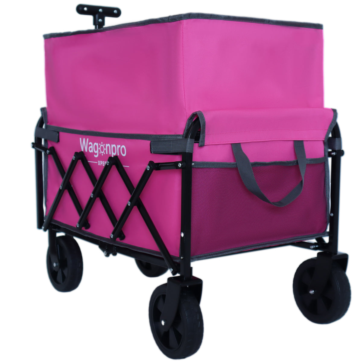 Expandable Dual-Layer Utility Wagon for workshop, garage, storage, or utility use