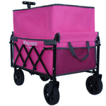 Expandable Dual-Layer Utility Wagon for workshop, garage, storage, or utility use