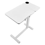 VEVOR Height Adjustable Rolling Overbed Laptop Desk mobile laptop workstation