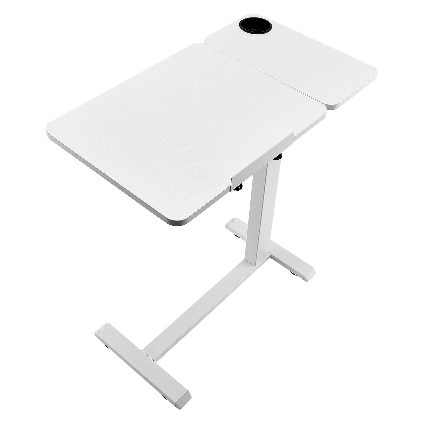 VEVOR Height Adjustable Rolling Overbed Laptop Desk mobile laptop workstation