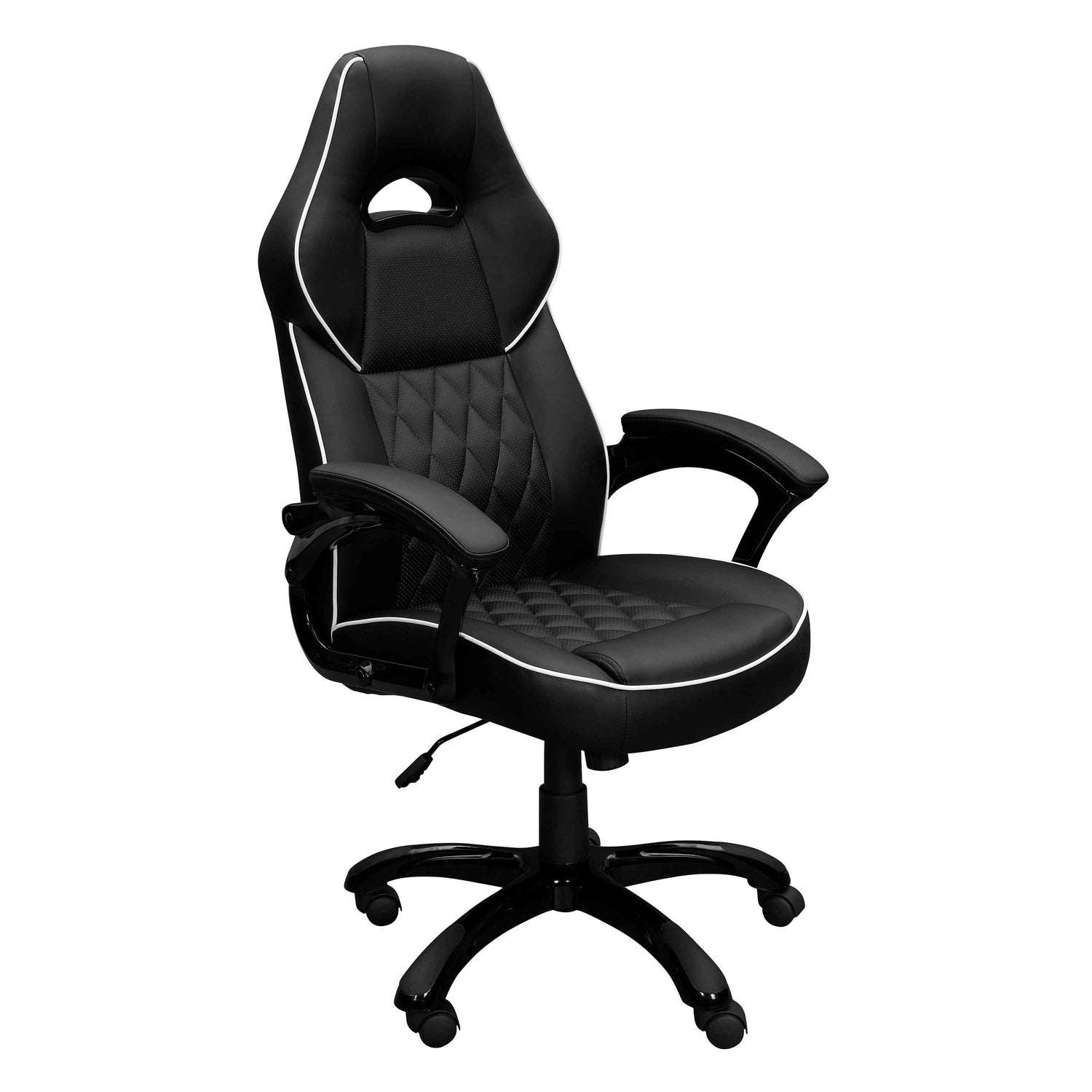 Techni Mobili High-Back Sport Executive Chair, Black for home office seating