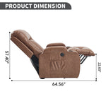 PU Infinite Position Up to 350 lb Single Motor Power Lift Recliner Chair detail image 34