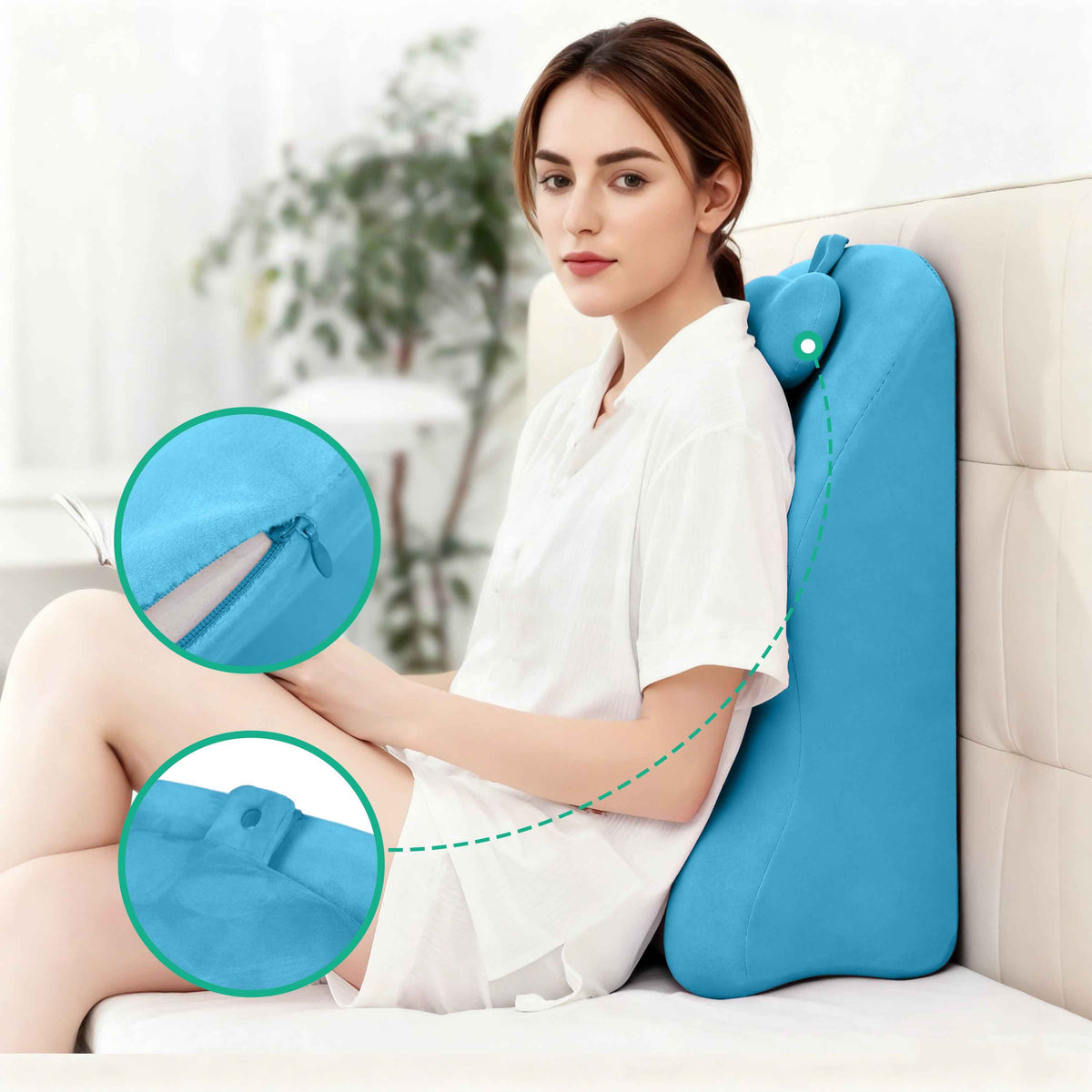Ergonomic Spinal Posture Support Bed Pillow product image 8