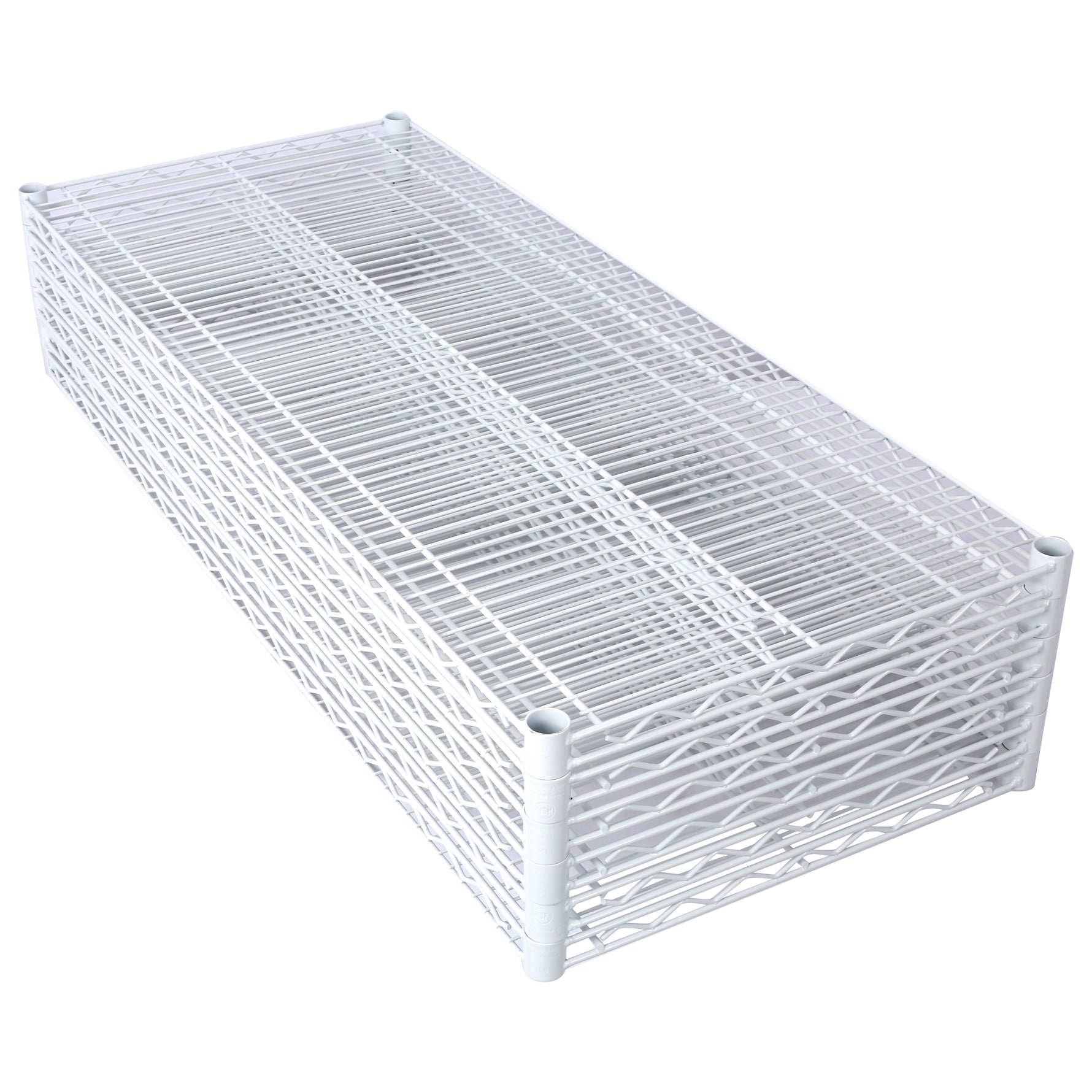 7-Tier Adjustable Wire Shelving Unit, 2450 lb Capacity for workshop, garage, storage, or utility use