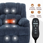 Dual-Motor Heat & Massage Power Lift Recliner, 350 lb Capacity detail image 30