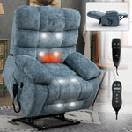 Dual-Motor Lift Recliner with Heat & Massage, 350 lb Capacity detail image 28