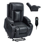 PU Infinite Position Up to 350 lb Single Motor Power Lift Recliner Chair detail image 10