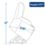 Large Dual-Motor Power Lift Heat & Massage Recliner detail image 33