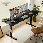 55" x 24" Electric Standing Desk workspace desk setup