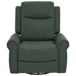 Modern PU Leather Manual Recliner Chair with 270° Swivel, Massage product image