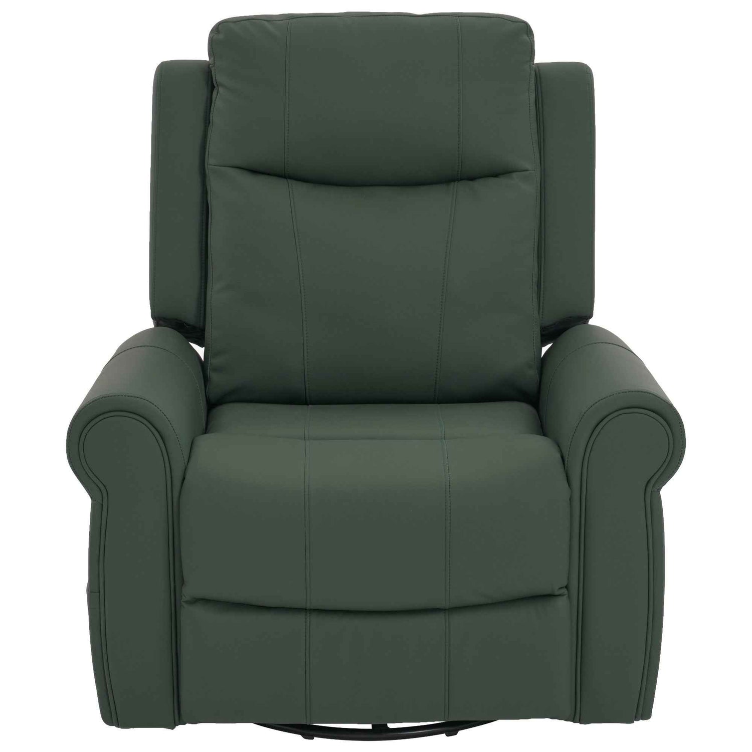 Modern PU Leather Manual Recliner Chair with 270° Swivel, Massage product image