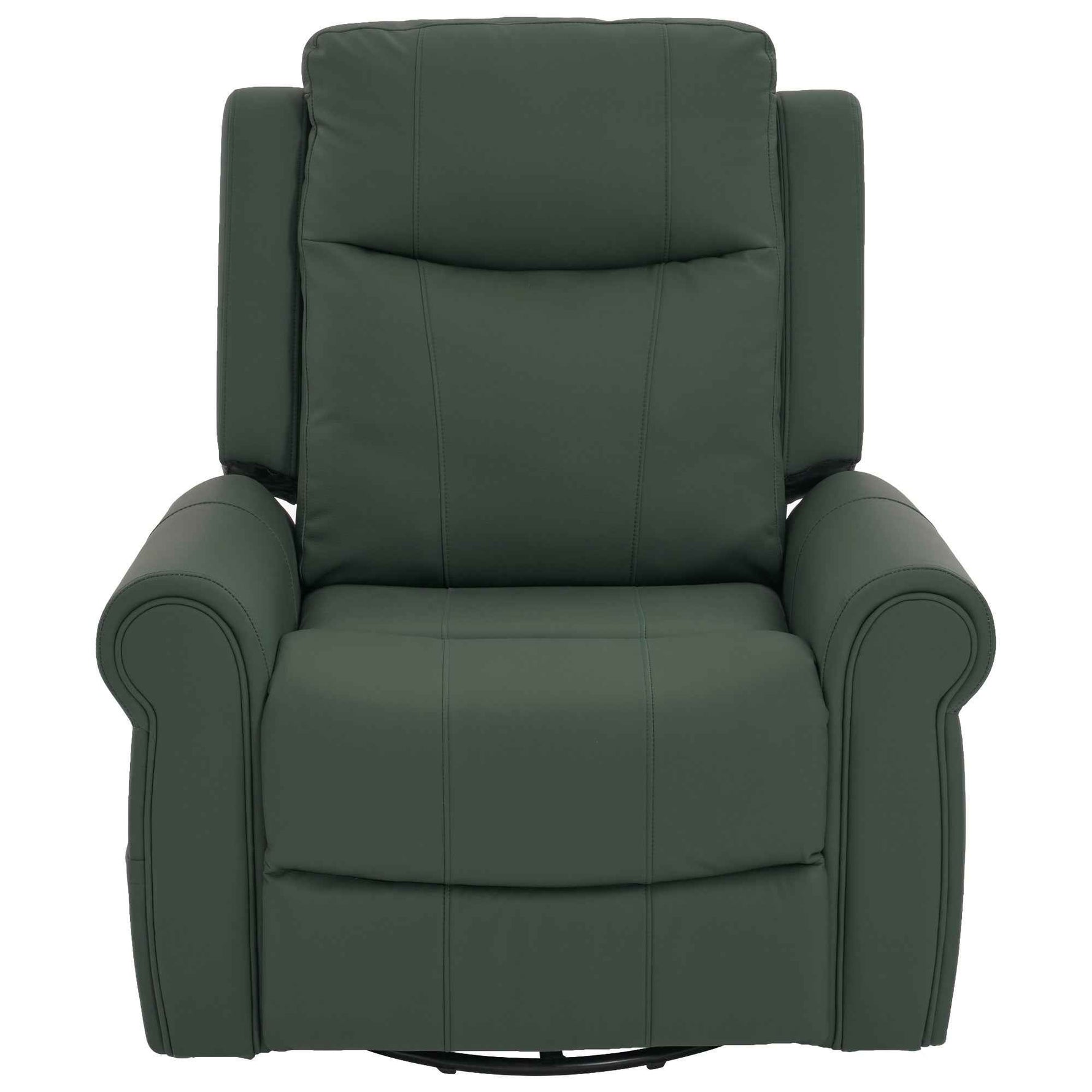 Modern PU Leather Manual Recliner Chair with 270° Swivel, Massage product image