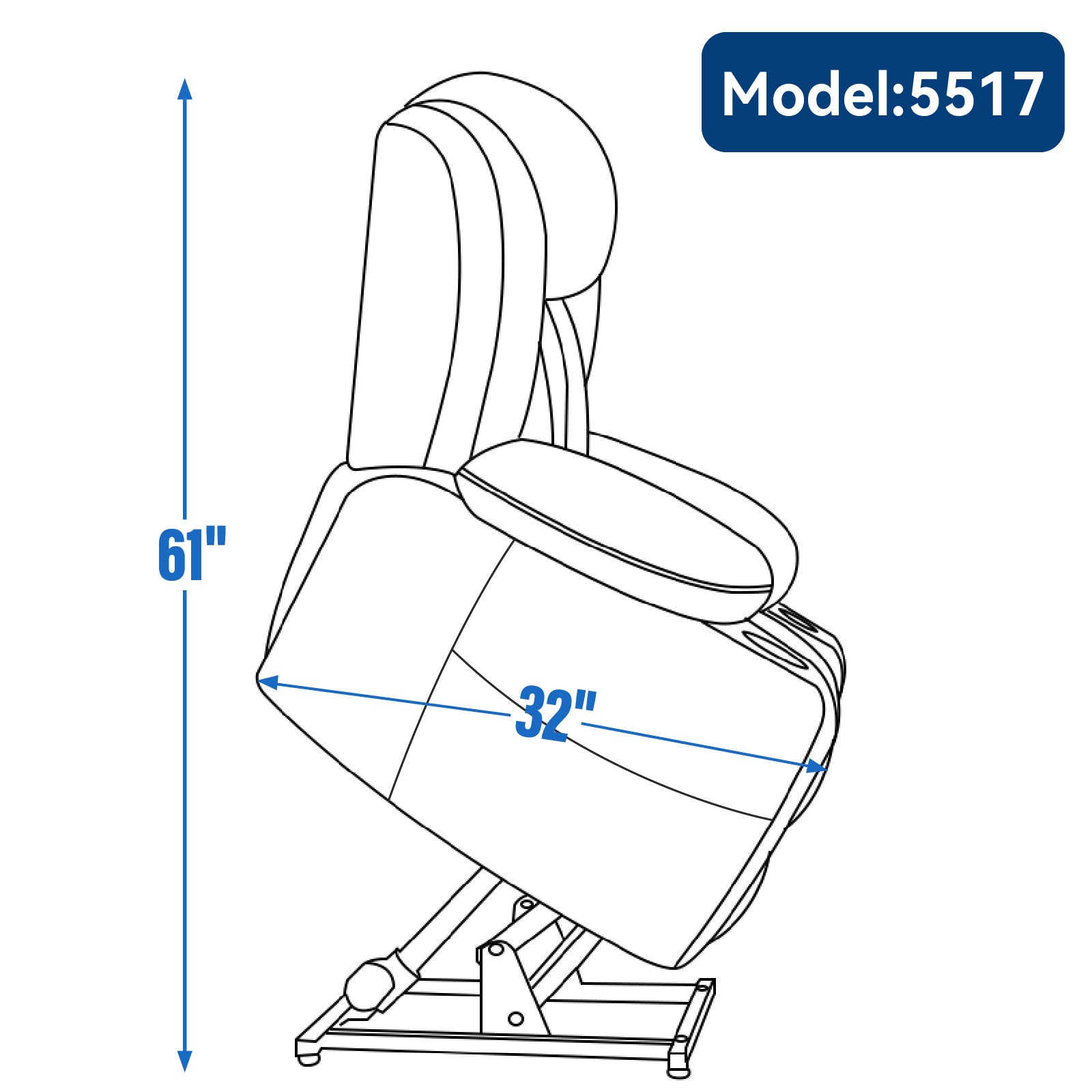 Dual-Motor Leather-Air Power Lift Recliner detail image 88