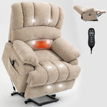 Chenille Power Lift Recliner detail image 17