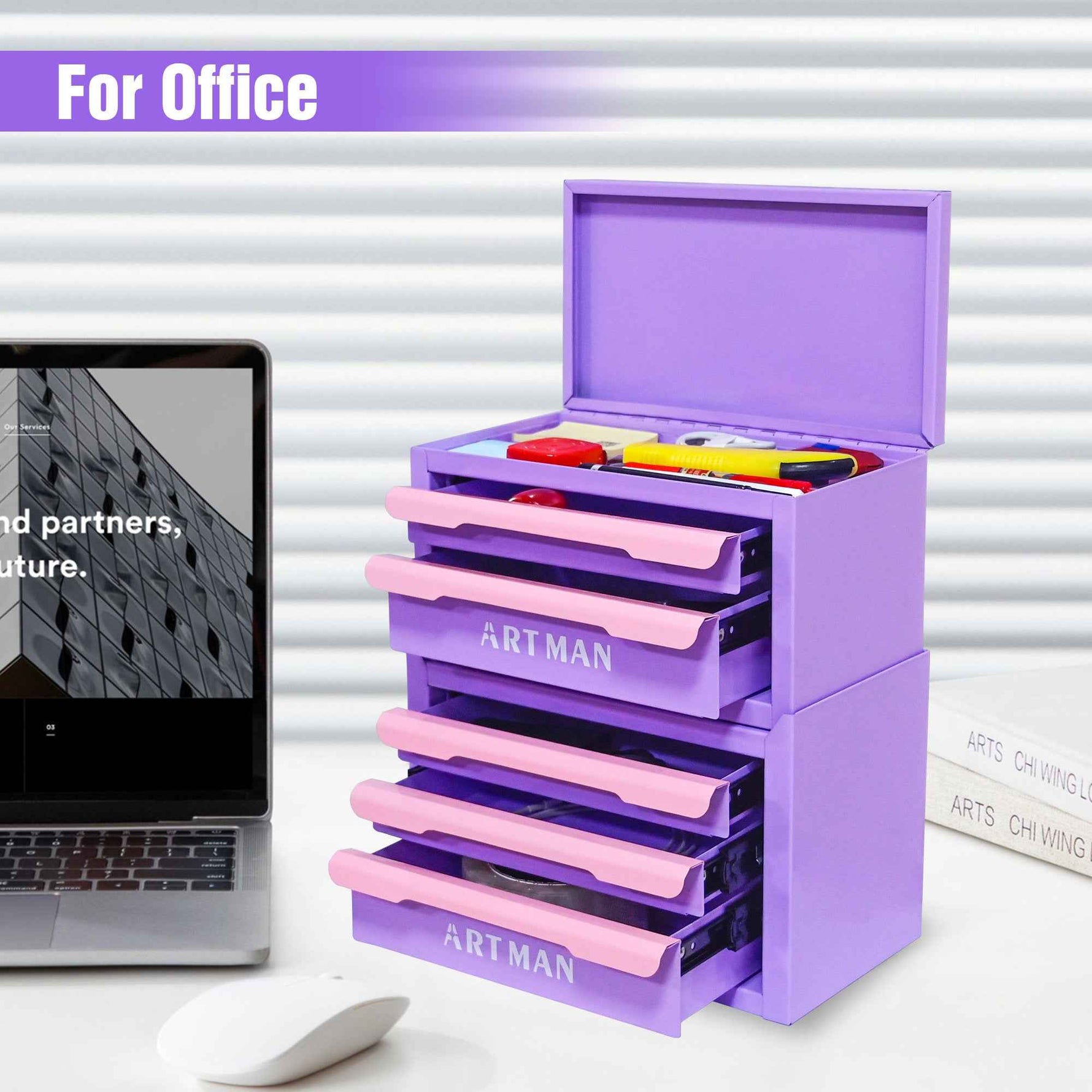 Drawer-Style Desktop Storage Organizer desktop storage organizer