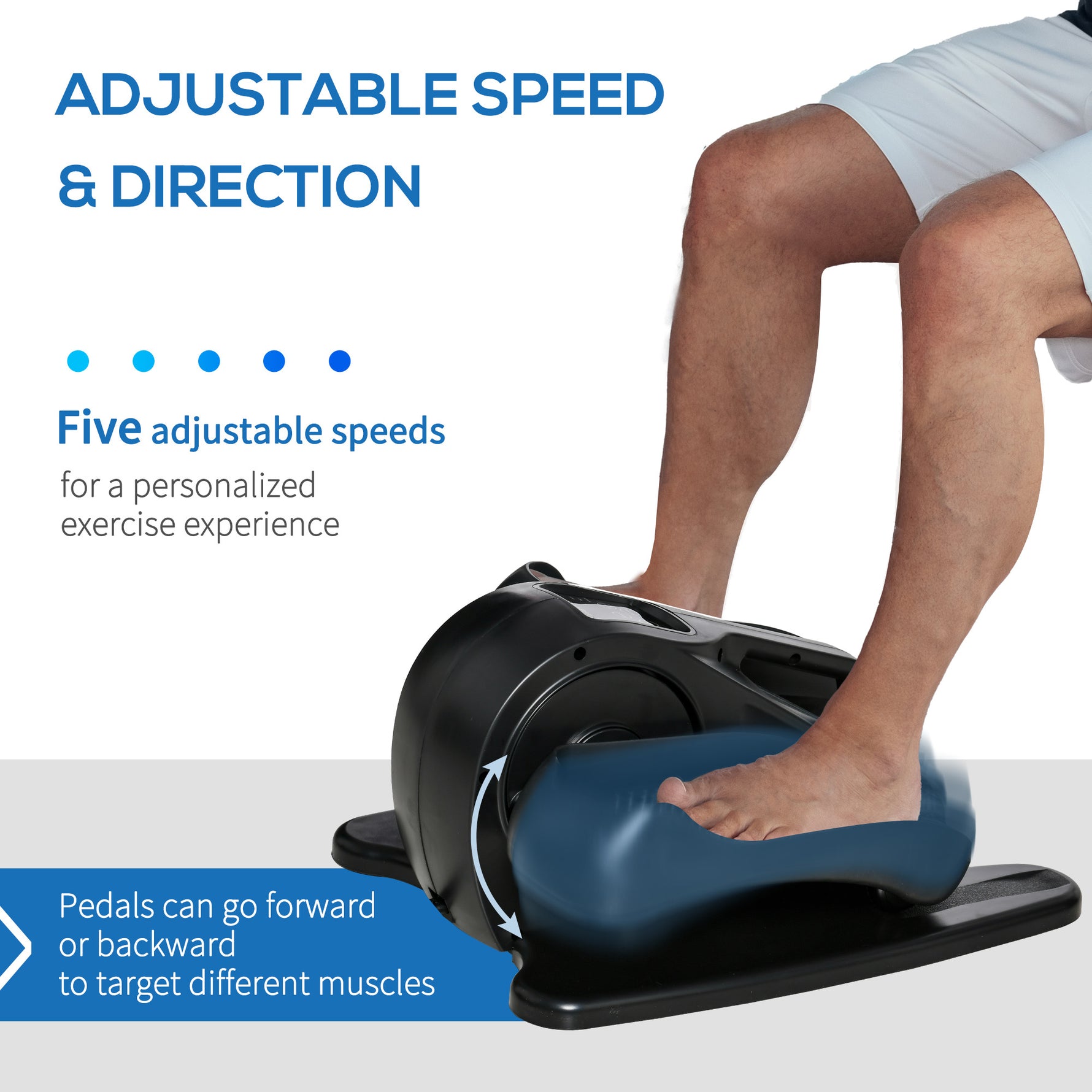 Soozier Powered Seated Foot Pedal Exerciser detail image 4
