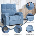 Dual-Motor Power Lift Recliner with Heat & Massage, 350 lb Capacity detail image 53