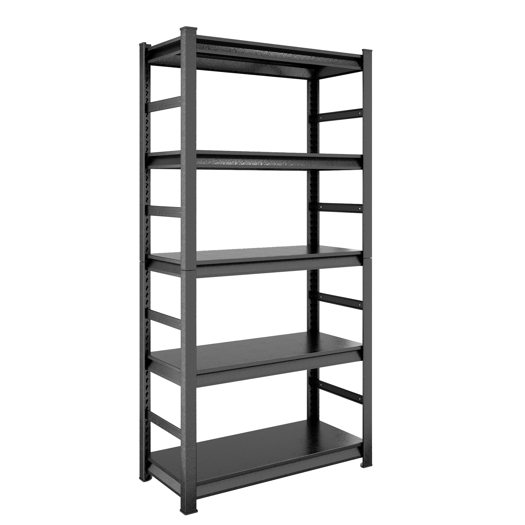 5-Tier Heavy-Duty Adjustable Metal Storage Rack for workshop, garage, storage, or utility use