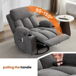 Swivel Rocker Recliner Chair with Vibration Massage, Heat, USB Port and Cup Holderrs detail image 30