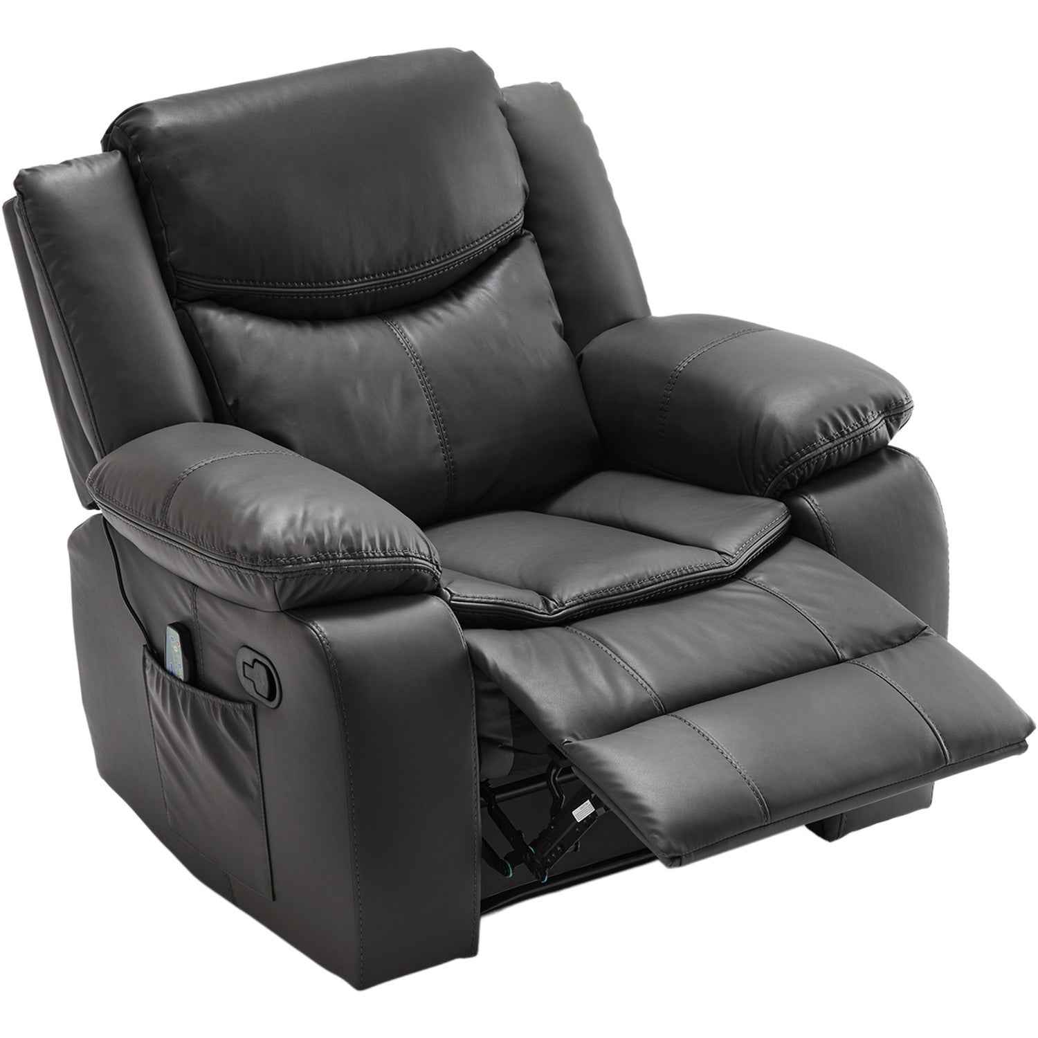 Air Leather Recliner Chair with Vibration and Heating detail image 7