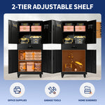 Metal Storage Cabinet with Drawer for workshop, garage, storage, or utility use