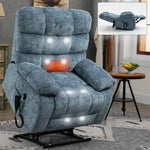 Dual-Motor Lift Recliner with Heat & Massage, 350 lb Capacity detail image 19