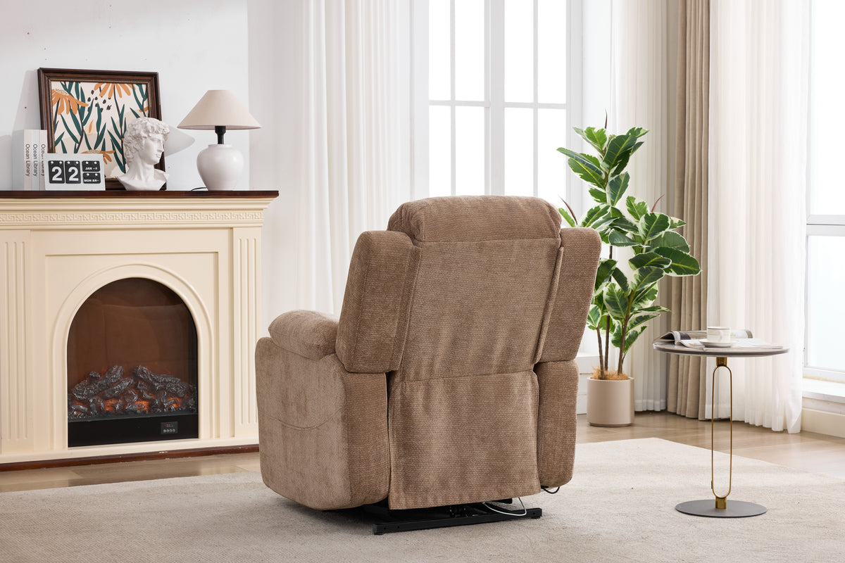Dual-Motor Leather-Air Power Lift Recliner detail image 111