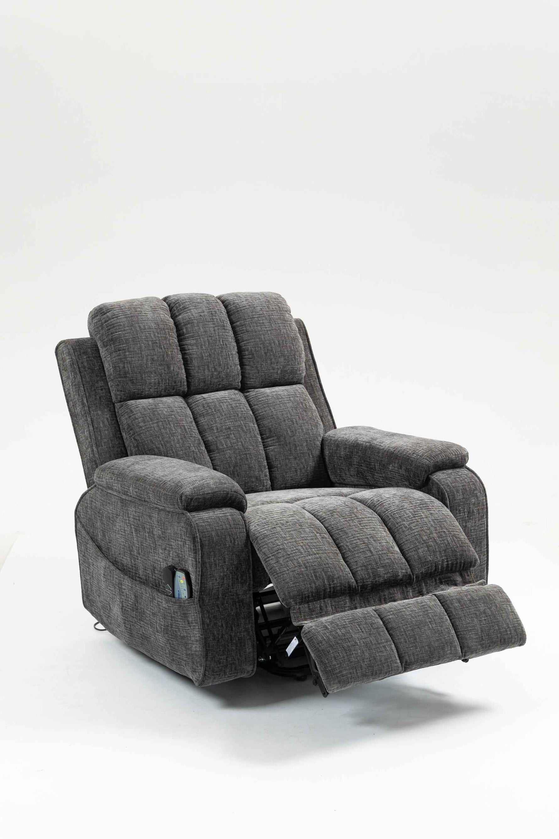 Oversized Lay Flat Recliner with Heat and Massage, Extended Footrest, Cup Holderr detail image 23