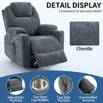 Dual-Motor Leather-Air Power Lift Recliner detail image 58