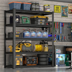 59" Heavy-Duty Metal Garage Storage Rack for workshop, garage, storage, or utility use