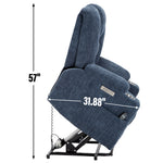 Large Dual-Motor Power Lift Heat & Massage Recliner detail image 62