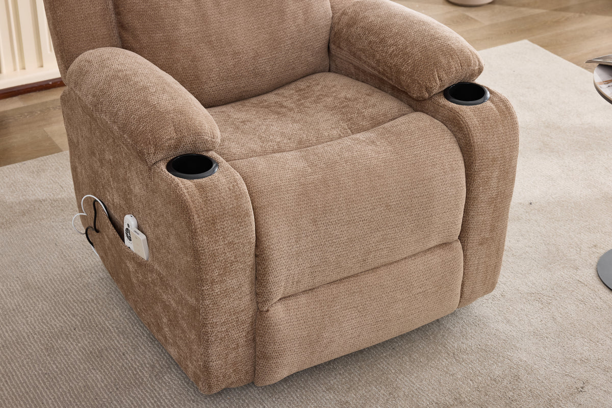 Dual-Motor Leather-Air Power Lift Recliner detail image 127