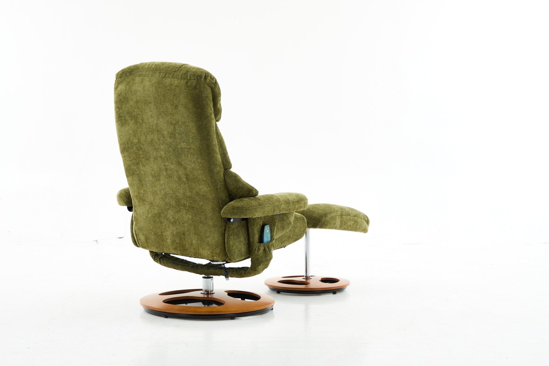 Ergonomic Recliner Chair with Ottoman - 360° Swivel Massage Lounge detail image 43
